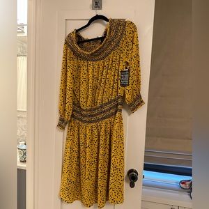 MICHAEL BY MICHAEL KORS OFF THE SHOULDER DRESS - NWT